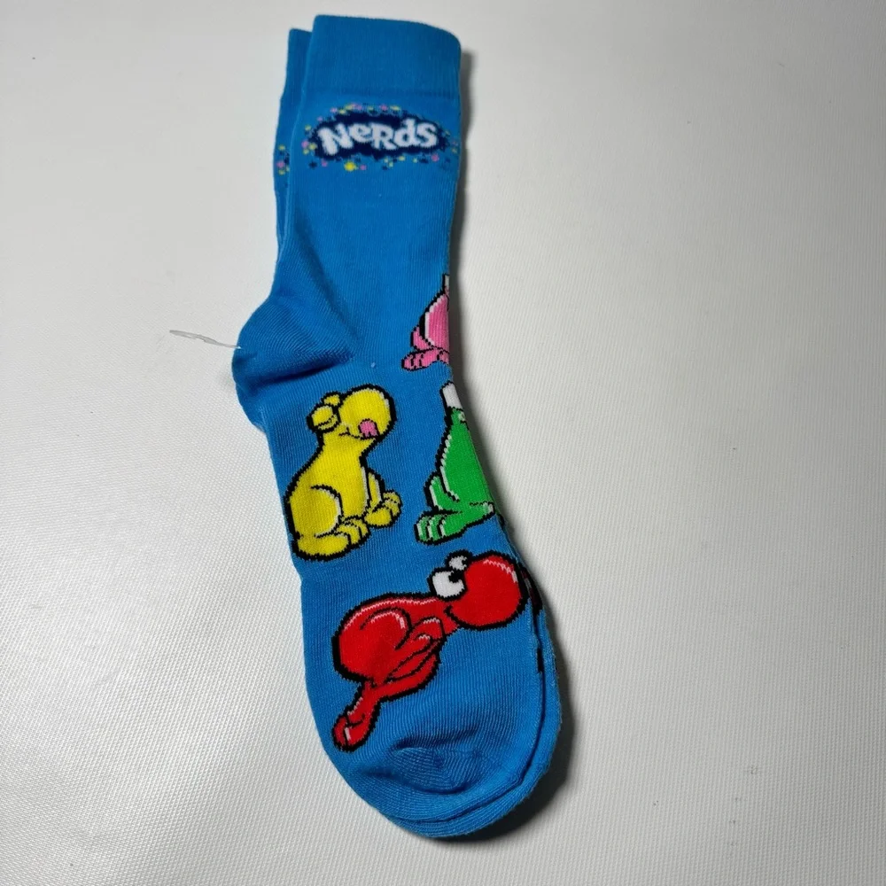 NWOT Nerds Unisex Crew Socks - O/S